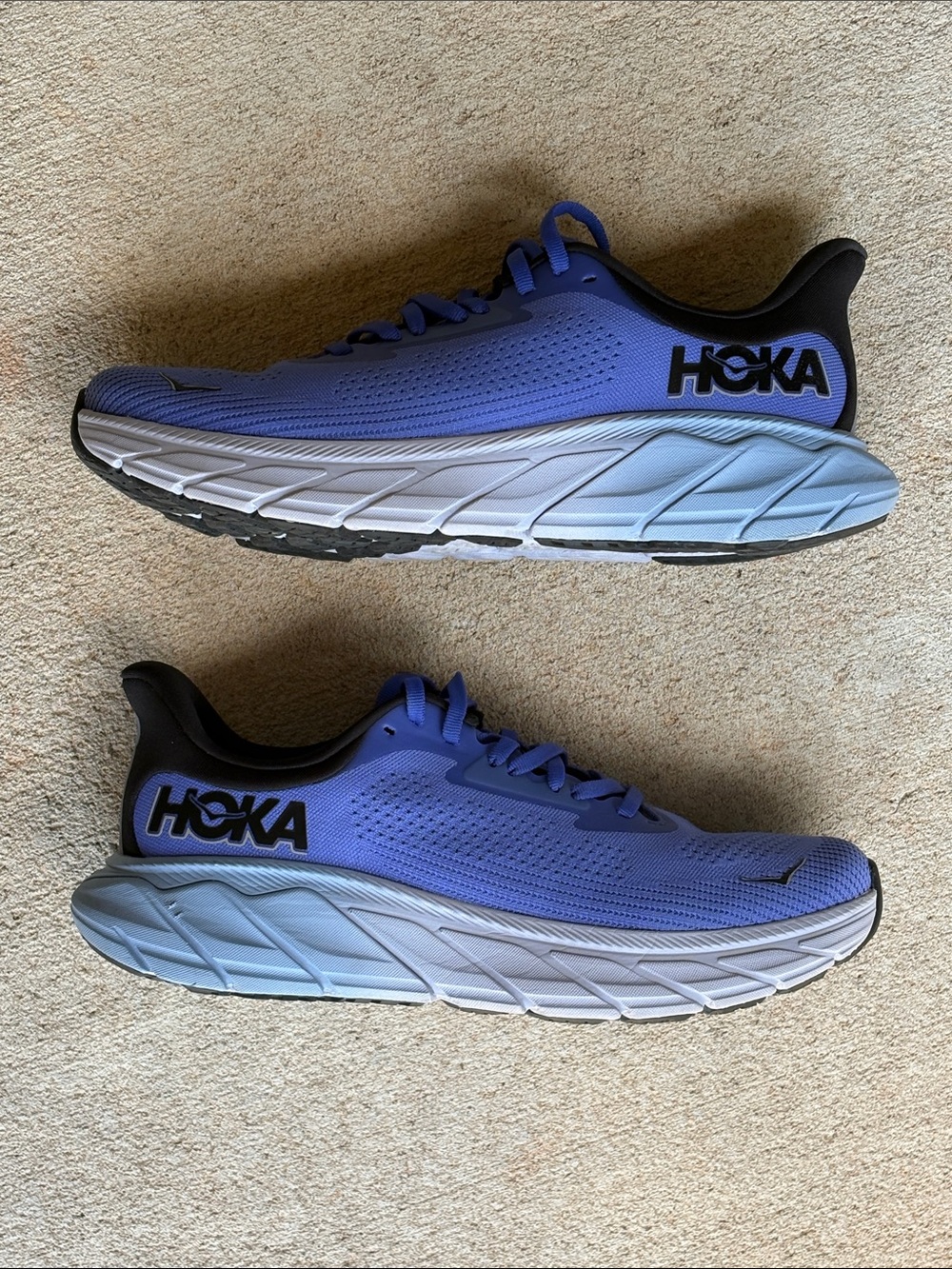 Hoka Women’s Periwinkle Running Shoes with Black Accents